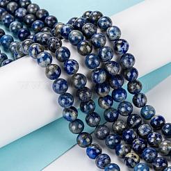Natürliche Lapislazuli Perlenstränge&nbsp;G-G953-02-8mm