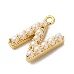 Pendentifs en plastique imitation perle&nbsp;KK-P230-17G-N
