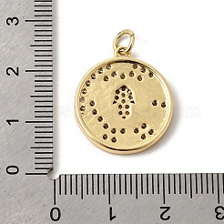 Colgante micropavé cubic zirconia de latón&nbsp;KK-K419-01G