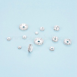 Messing Strass Zwischen perlen&nbsp;RB-JP0002-07