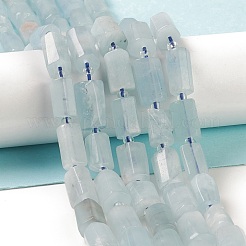 Natürliche Aquamarin Perlen Stränge&nbsp;G-M403-B22