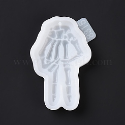 Stampi in silicone ciondolo tema teschio fai da te&nbsp;SIMO-H010-07D