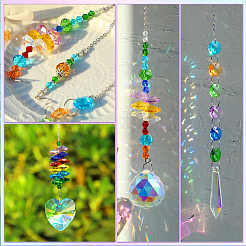1 Set DIY-Sonnenfänger-Bastelsets&nbsp;DIY-CN0003-26C