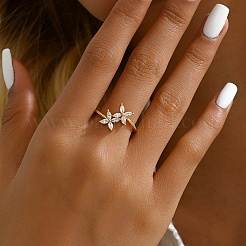 Bague femme design fleur pour un usage quotidien&nbsp;EU5480-3