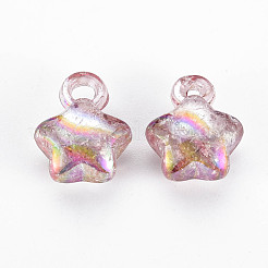 Crepitio trasparente pendenti acrilici&nbsp;MACR-S373-63-L02