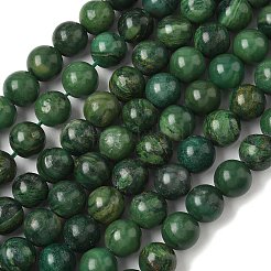 Natürliche afrikanische Jade Perlen Stränge&nbsp;G-D840-53-10mm-A