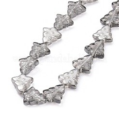 Transparentes perles de verre de galvanoplastie brins&nbsp;EGLA-C002-PL02