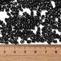 Vaporisez perles de rocaille de verre peintes&nbsp;SEED-F005-08A-05