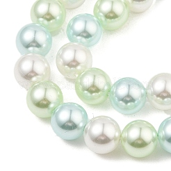 Perles de verre nacrées cuites au four&nbsp;PEAR-H019-02C-08