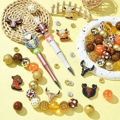 80 kit di perline fai da te con risultati a tema cowboy&nbsp;DIY-CJ0002-48