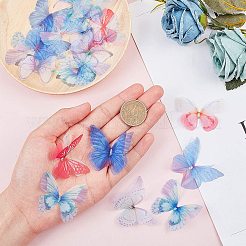 Ornamenti in tessuto organza con ali di farfalla&nbsp;FIND-NB0001-20