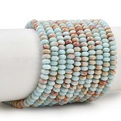 Synthetische Aqua Terra Jaspis Perlen Stränge&nbsp;G-S366-102A