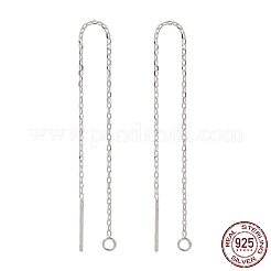925 plata esterlina fornituras de espárrago&nbsp;STER-I014-04S