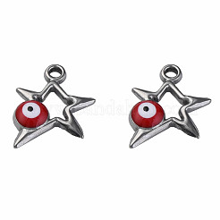 Ciondoli in acciaio inox smaltato 304&nbsp;STAS-N087-51-01P