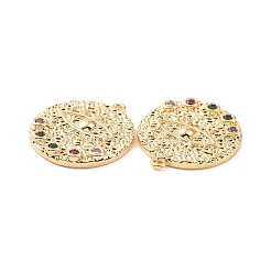 Pendentifs en laiton avec zircon cubique micro pavé&nbsp;KK-E068-VC152