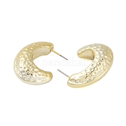 Orecchini a bottone in plastica texture moon ccb da donna&nbsp;EJEW-Q382-06G