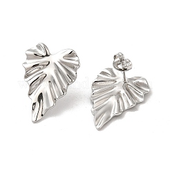 Boucles d'oreilles à tige en acier inoxydable 304 anti-ternissement&nbsp;EJEW-Z022-21P
