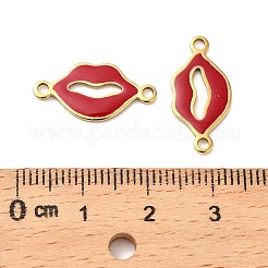 304 Edelstahl Emaille Verbindungsstück Charms&nbsp;STAS-H479-02G-05