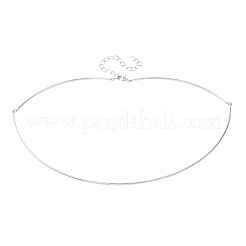 Collane girocollo a torsione in ottone da 1.5 mm&nbsp;KK-CBA3297-12P