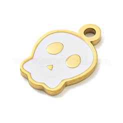 Halloween-Thema Ionenbeschichtung (IP) 304 Edelstahl Emaille Anhänger&nbsp;STAS-M011-04D