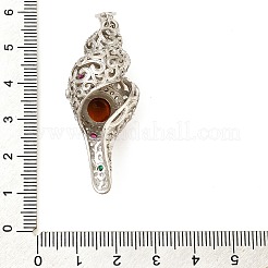 Anhänger aus natürlichem Karneol (gefärbt und erhitzt)&nbsp;G-F776-01P-09