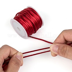 Nylon-Satin-Rattenschwanzkordeln&nbsp;NWIR-L006-2mm-M