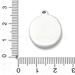 Pendenti bicolore in acciaio inossidabile 304&nbsp;STAS-A142-04GP