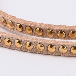 Rivet faux de cordon en daim&nbsp;LW-M002-03