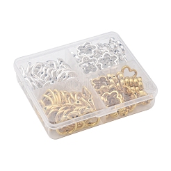 100 Stück 4-teilige Legierungsperlenrahmen im tibetischen Stil&nbsp;FIND-FS0001-74