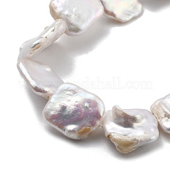 Cuentas de perlas de keshi barroco natural&nbsp;PEAR-P064-01A-02A