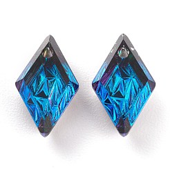 Pendenti con strass in vetro goffrato&nbsp;GLAA-J101-04A-001BB