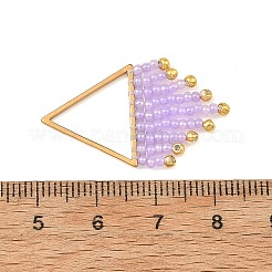 Quastenanhänger aus Glasperlen&nbsp;PALLOY-MZ01455-01