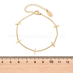 Gliederarmbänder aus 304 Edelstahl&nbsp;BJEW-D460-09G