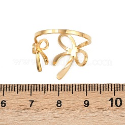 Offene Manschettenringe aus 304 Edelstahl für Damen&nbsp;RJEW-K302-01G