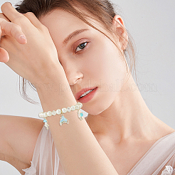 24 Stück Anhänger aus Legierung mit Strass und Emaille&nbsp;FIND-SC0020-59