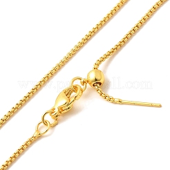 Cadena de caja de latón chapado en rack de 1.5 mm&nbsp;MAK-L044-35G