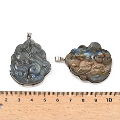 Natur Labradorit Anhänger&nbsp;G-K338-34P