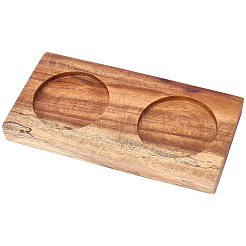 Aus Holz geschnitzte Schalenmatten&nbsp;AJEW-WH20048-39C