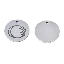 Breloques en acier inoxydable 304 anti-ternissement&nbsp;LS-STAS-T059-26P-O