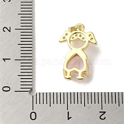 Gestell Messing micro ebnen Zirkonia Anhänger&nbsp;KK-P272-19G