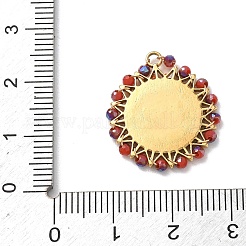 Pendentifs en acier inoxydable 304 émaillés&nbsp;STAS-P453-15G-04
