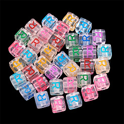 50 Stück europäische Acrylperlen&nbsp;MACR-TADJ0001-13R