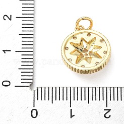 Ottone micro spianare pendenti zirconi&nbsp;KK-D357-23G