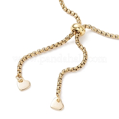 3 Stück 3 Stile 304 Edelstahl Kabelkette & Venezianische Kette & Rolo Kette Schieber Armbandherstellung&nbsp;AJEW-JB01463