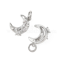 Shegrace Messing-Anhänger mit Mikropavé-Fassung aus klaren Zirkonia&nbsp;XGRQ4N032-702P