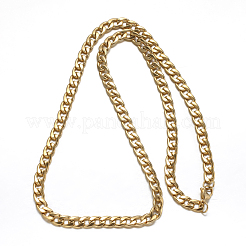 Schmucksets mit kubanischen Gliederketten und Armbändern aus 304 Edelstahl&nbsp;SJEW-O065-B-04G