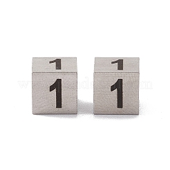 Cuentas europeas de acero inoxidable 303 resistentes al deslustre&nbsp;STAS-G286-P01