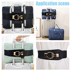 Verstellbare Gepäckgurte aus Nylon und Kunstleder&nbsp;FIND-WH0126-261
