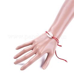 Verstellbare geflochtene Perlenarmbänder aus Nylonfaden&nbsp;BJEW-JB05119-02