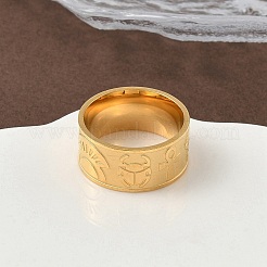 Fingerringe aus 304 Edelstahl für Damen&nbsp;LS-RJEW-F195-04G